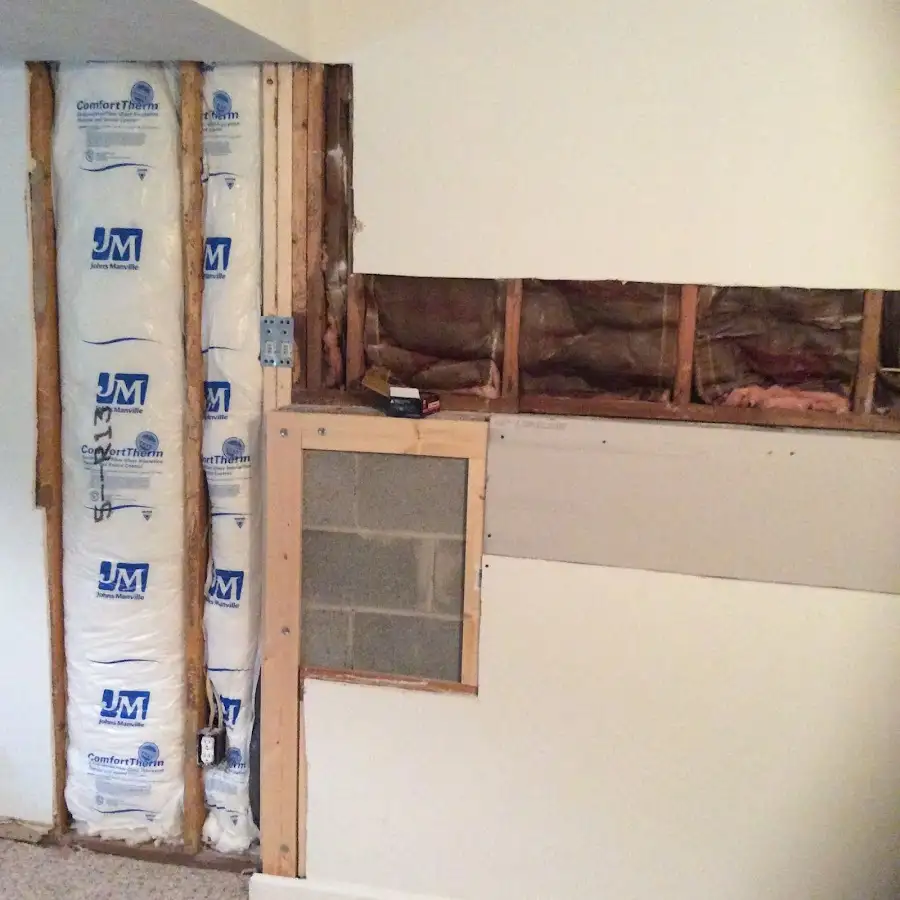 Wall insulation replacement during Odor Removal & Deodorization in Portsmouth